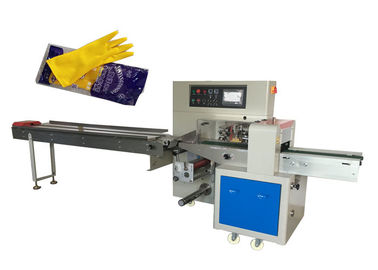 Durable Flow Pack Packaging Machine For Attractive Household Gloves