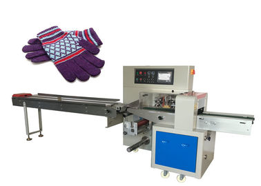 Knitted Gloves Packing Machine , Working Gloves Automatic Flow Wrapping Machine